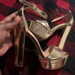 Gold Heels